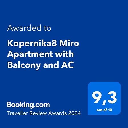 Kopernika8 Miro Apartment With Balcony And Ac Krakow Luaran gambar